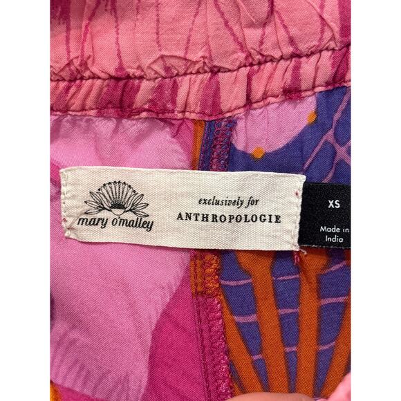 ANTHROPOLOGIE Mary O’Malley Raspberry Dreamer Pajama Lounger Pants XS - Picture 4 of 7